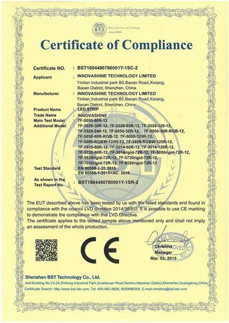 CE Certificate